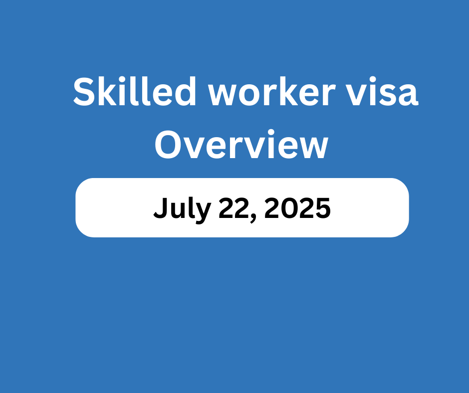 Skilled Worker Visa Rule Changes